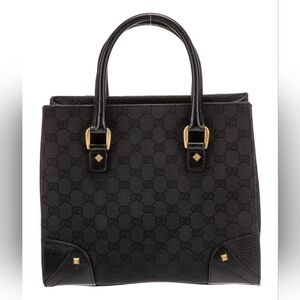 Gucci Canvas Nailhead Tote